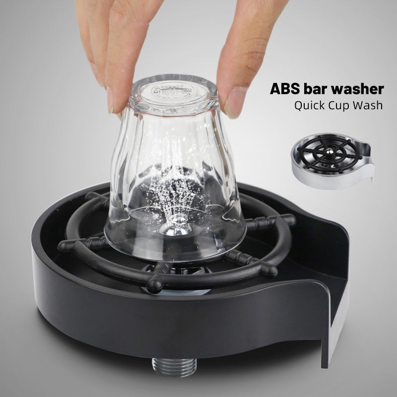 AuraHome Pro Sink Cup Washer – Instant Glass Cleaning System